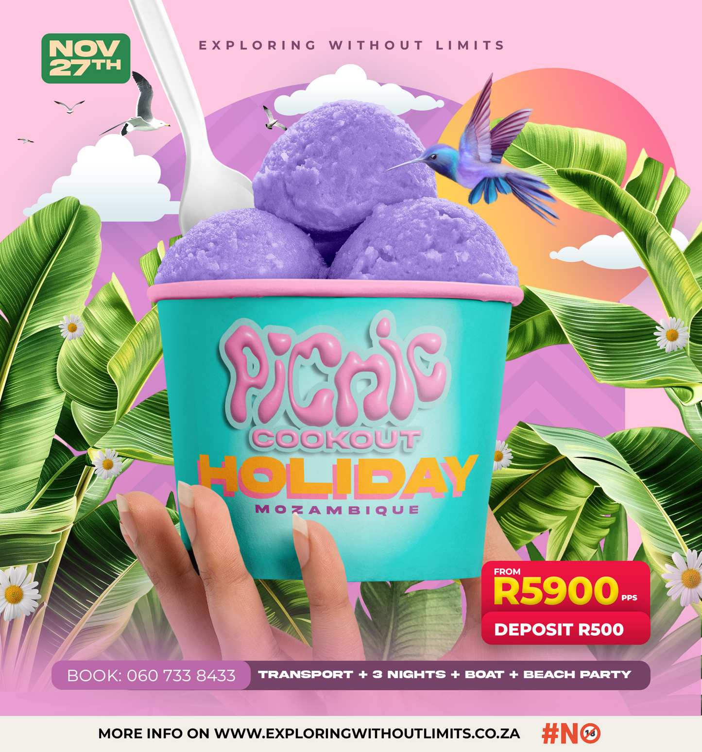 Win-A-Trip: Picnic Cookout Holiday Mozambique